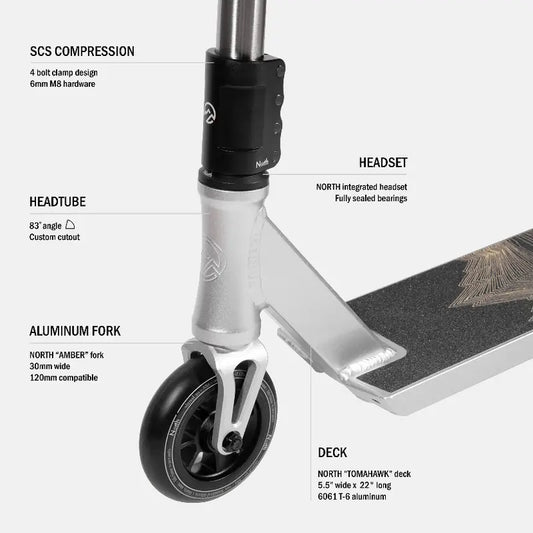 North Tomahawk - Complete Scooter Features