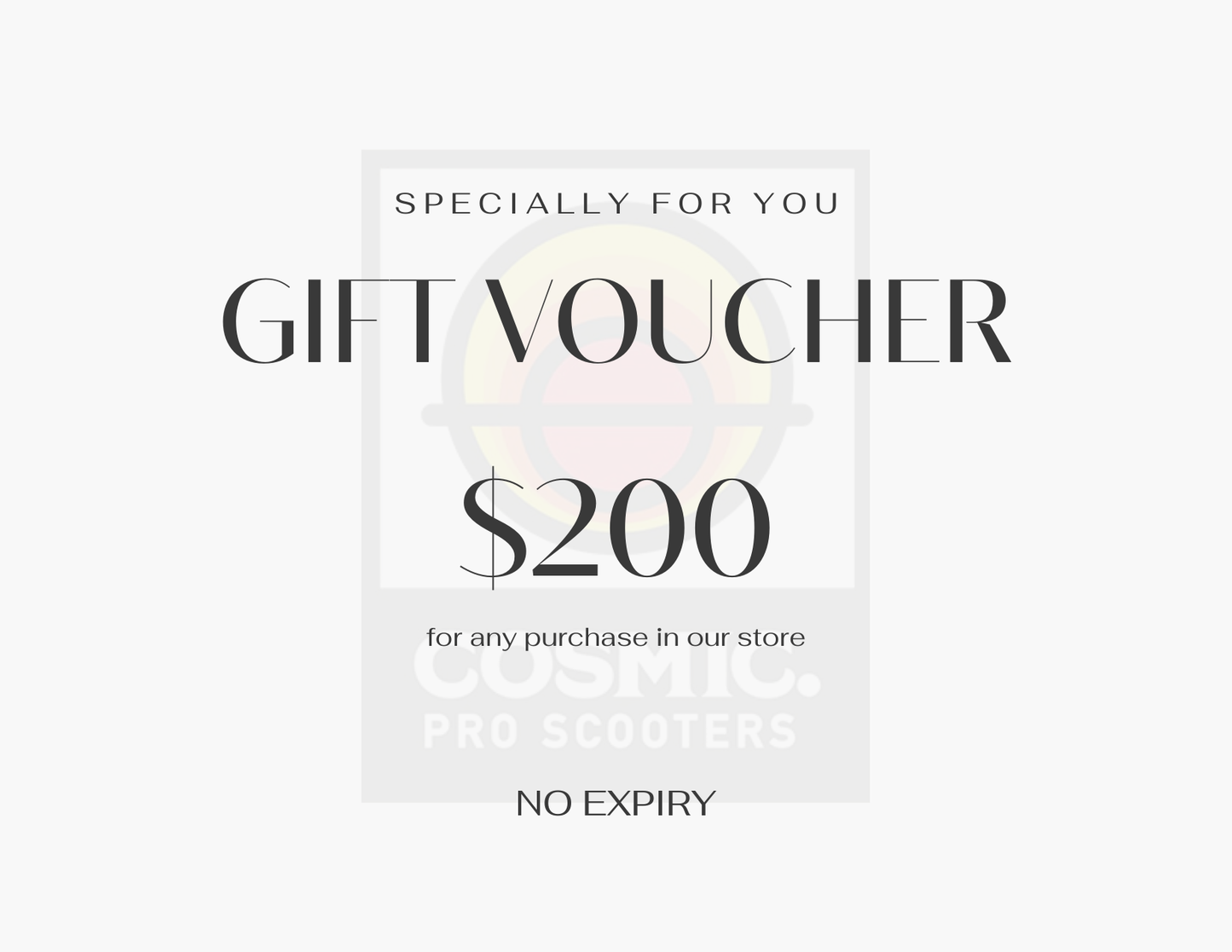 Cosmic Pro Scooter's Gift Cards