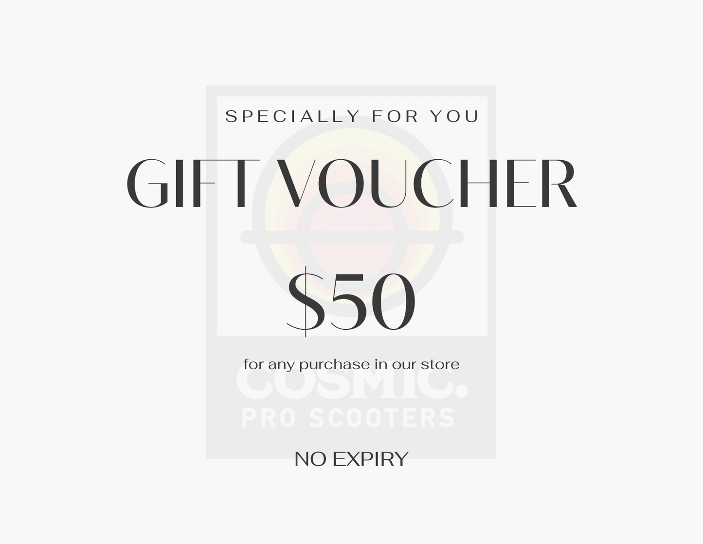 Cosmic Pro Scooter's Gift Cards