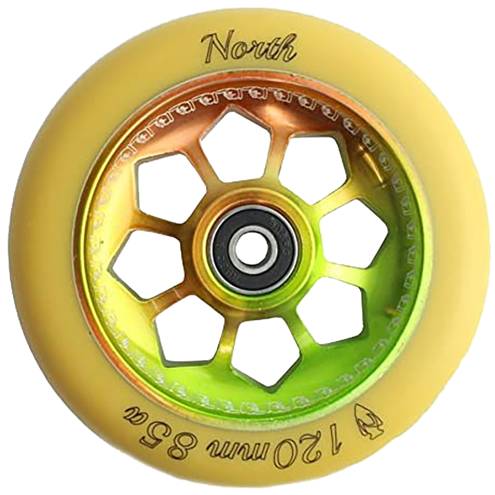 North Pentagon Rasta 85A 120mm - Wheels (X2)