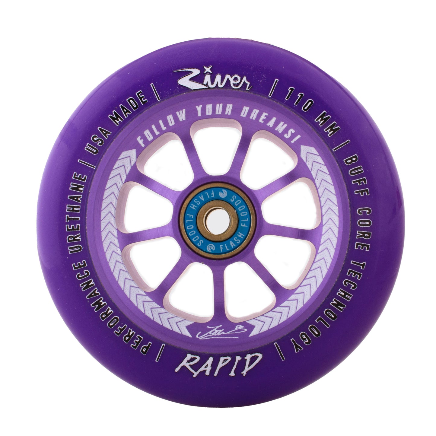 River Wheel Co - Rapids Wheels (x2) - Cosmic Pro Scooters