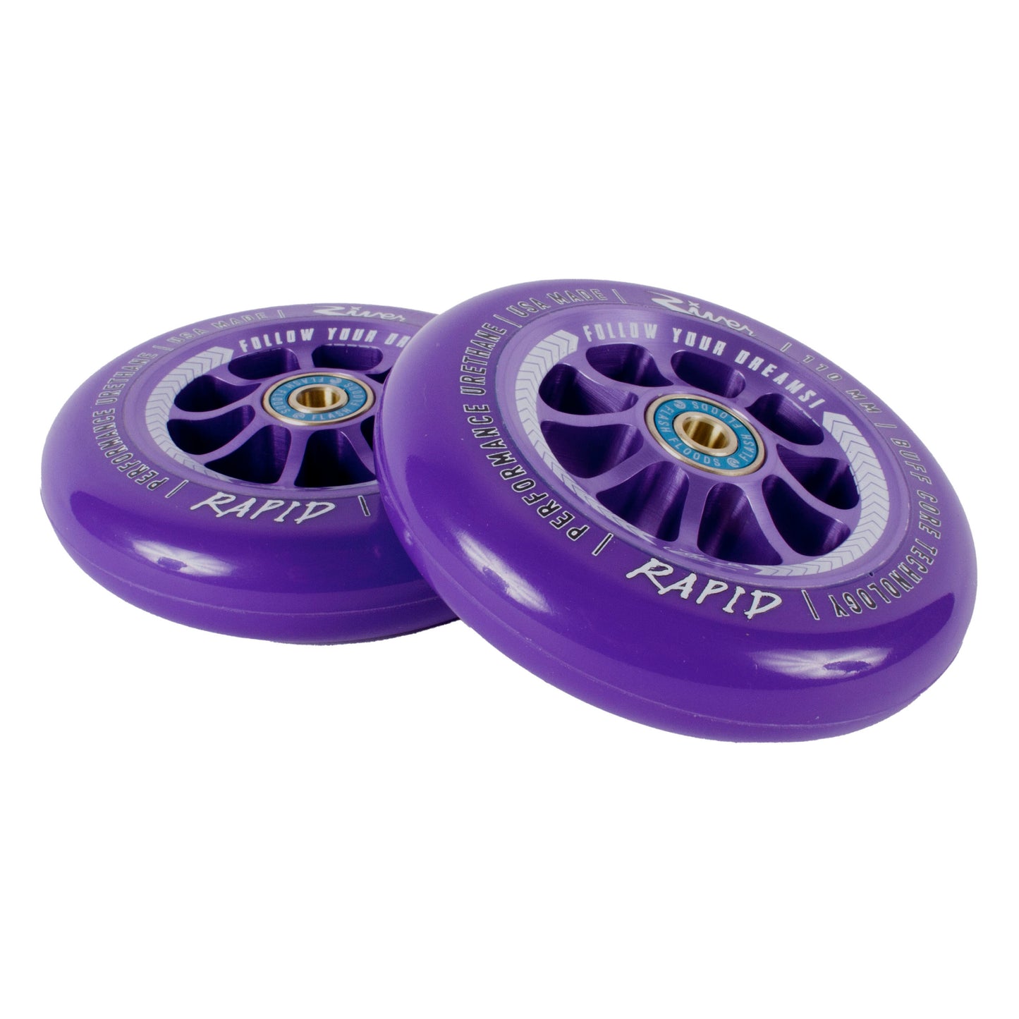 River Wheel Co - Rapids Wheels (x2) - Cosmic Pro Scooters