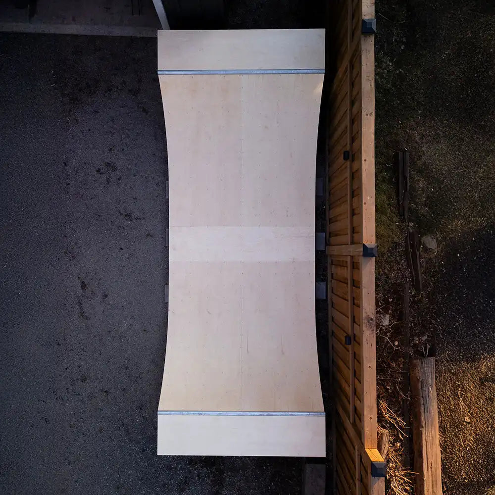 3ft high backyard skate ramp made of exterior grade plywood-05