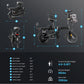 A9 ELECTRIC SCOOTER, 500W MOTOR, 14 INCH TIRES WITH DISC BREAKS