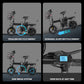 A9 ELECTRIC SCOOTER, 500W MOTOR, 14 INCH TIRES WITH DISC BREAKS