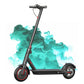 350W Electric Scooter, 36v-10.4Ah - 30km Range, Solid Tires, App Control, Disc Brakes, IP54 Water Resistant