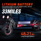1600W Dual Suspension Electric Scooter – 60km Range, 50km/h, 11” Off-Road Tires, 48V 21Ah