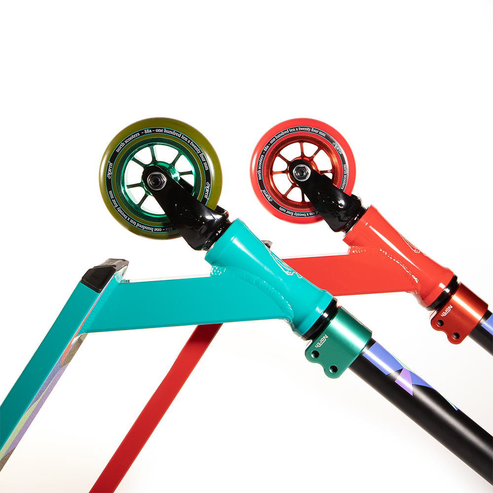 two Havoc Hoss Complete Scooters