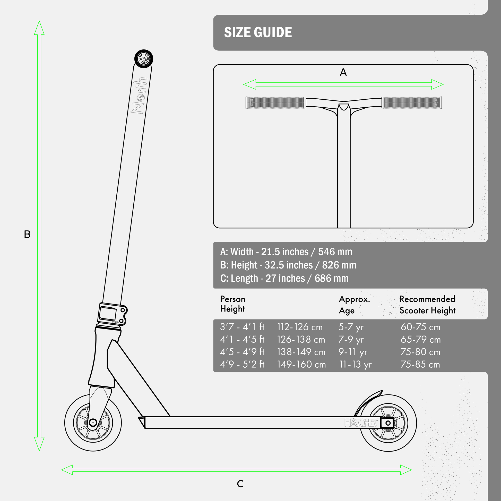 North Hatchet - Complete Scooter - G2-3