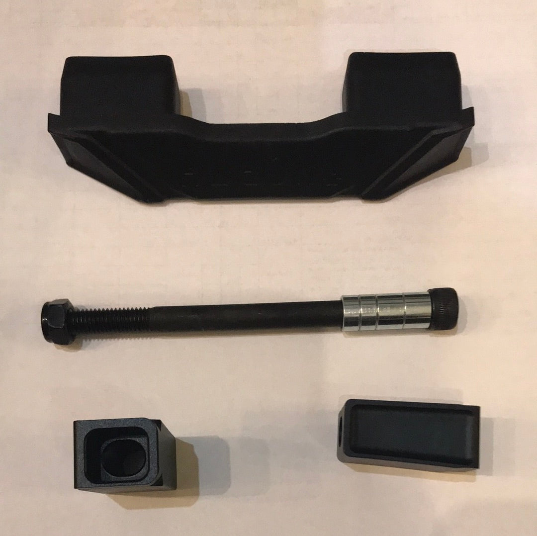 North Switchblade Black front Grind Plate Aluminum Rear Plug Upgrade Kit- 5 wide